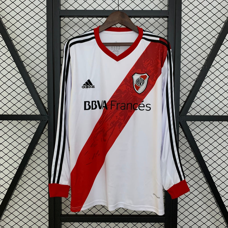 Camisa Retrô River Plate 13/14 Home - Manga Longa