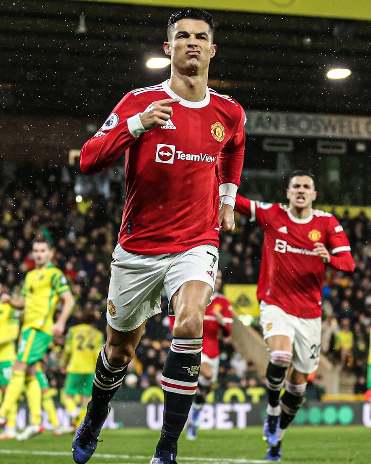 Camisa Manchester United Home  21/22 - Torcedor Masculina - Personalizada RONALDO N° 7 Vermelha - Fonte Premier League