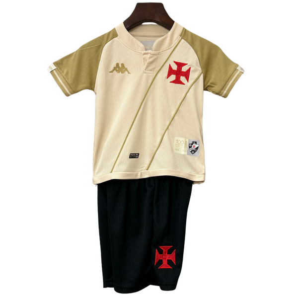 Kit Infantil Vasco Away 24/25 - Bege