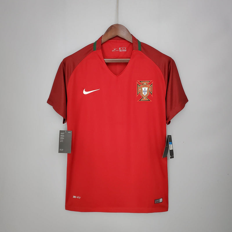 Camisa Retrô Seleção Portugal 2016/17 Home