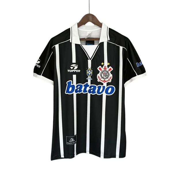 Camisa Topper Retrô Corinthians Batavo II 1999 - Preto