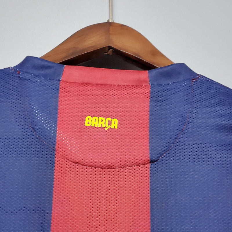 Camisa Barcelona Retrô 2014/2015 Azul e Grená