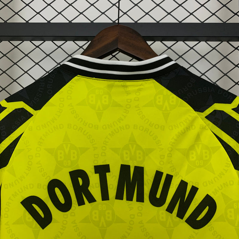 Camisa Retrô Borussia Dortmund 94/95 Home - Amarela