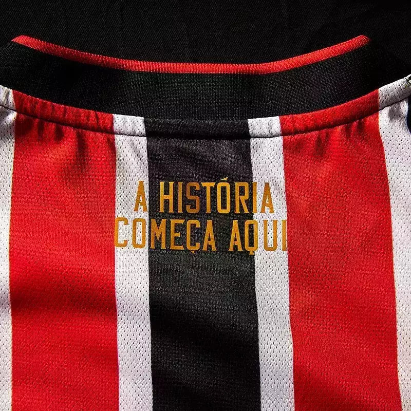 Camisa São Paulo II 24/25 - Torcedor Masculina - Vermelha e preta