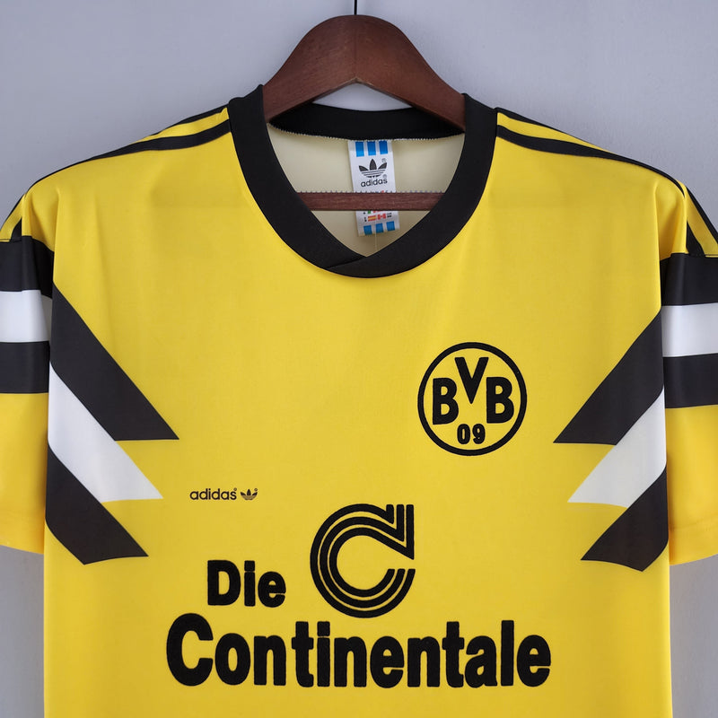 Camisa Retrô Borussia Dortmund 1989 Home - Amarela