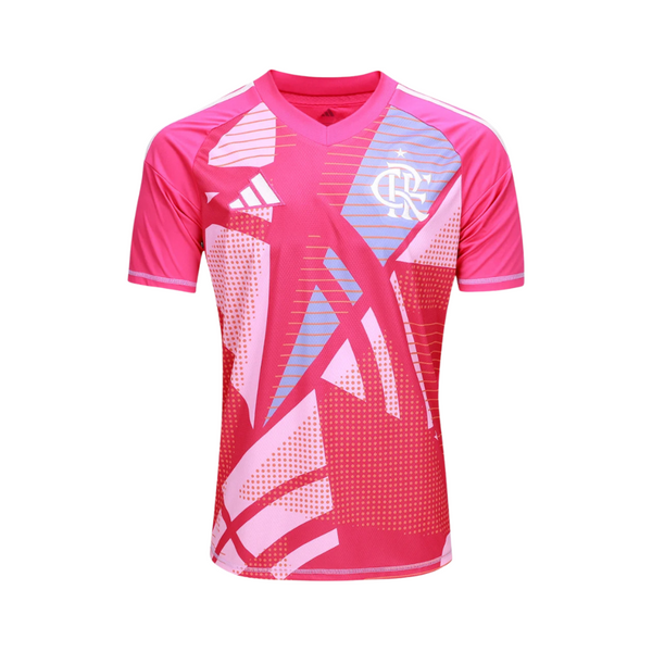 Camisa Goleiro II Flamengo 25/26 - Masculina - Rosa+Azul