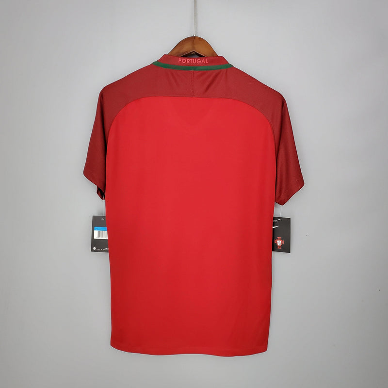 Camisa Retrô Seleção Portugal 2016/17 Home