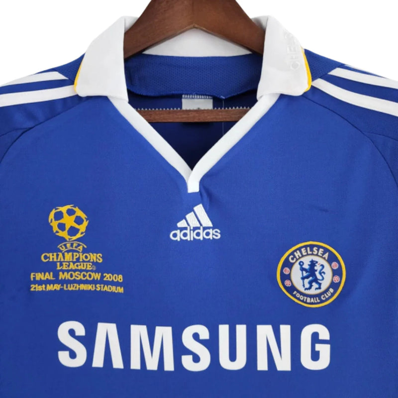Camisa Retrô Chelsea FC 2008/09 Home - Final Champions League Edition