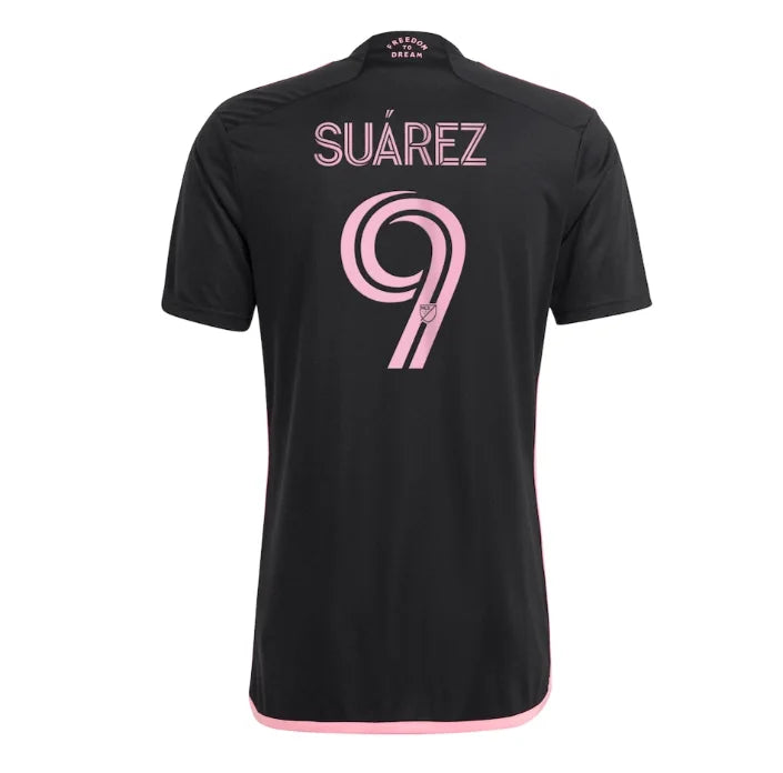 Camisa Inter Miami away 24/25 - Suárez  N°9 - Torcedor Masculina - Preta