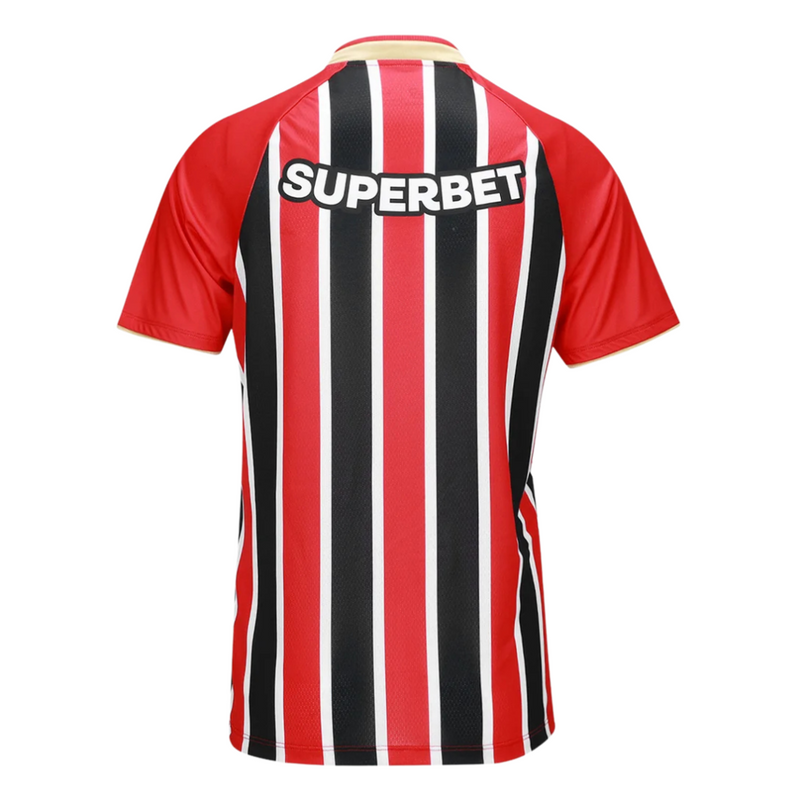 Camisa São Paulo II 25/26 Torcedor Feminina - Vermelho + Branco
