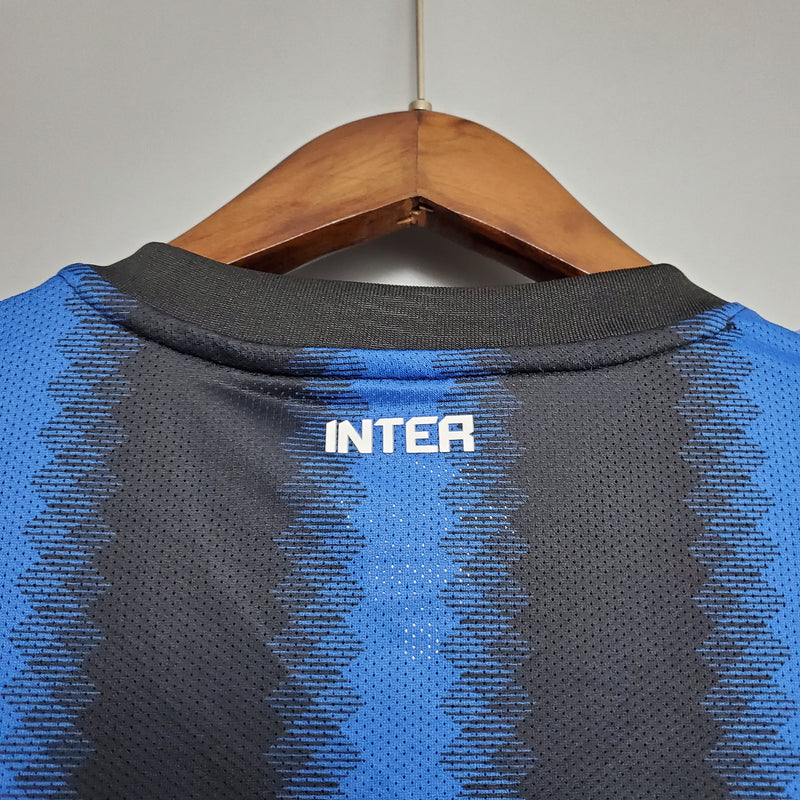 Camisa Retrô Inter de Milão I 2010/11 -Manga Longa - Masculina - Azul e preta