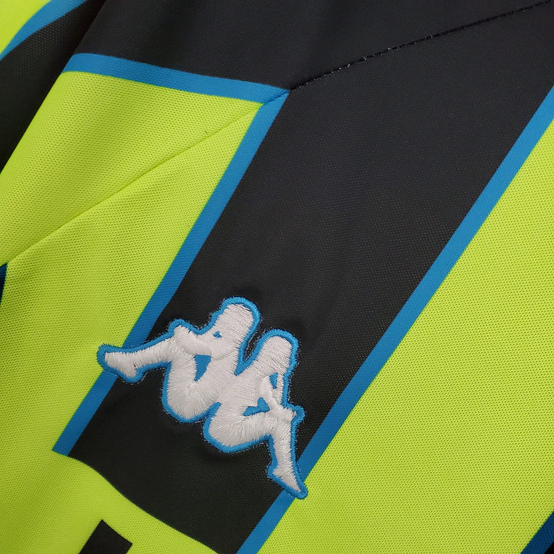 Camisa Manchester City Retrô 1998/1999 Amarela e Preta
