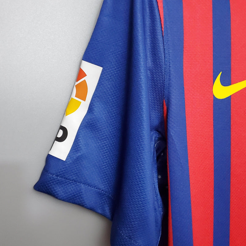 Camisa FC Barcelona Retrô 2011/2012 Azul e Grená