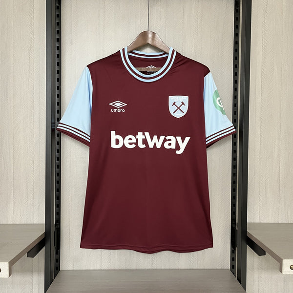 Camisa West Ham United Home 2024/25 - Vinho