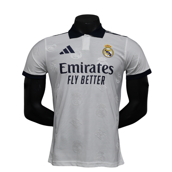 Camisa Real Madrid Edição Limitada Torcedor Masculina – Branca e Dourada II