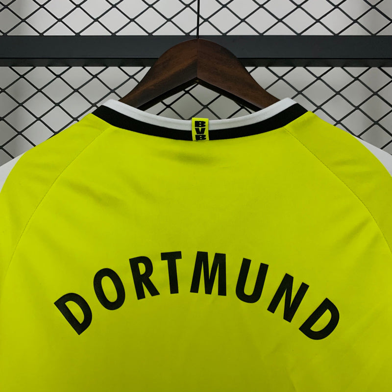 Camisa Retrô Borussia Dortmund 1995/96 Home - Amarela