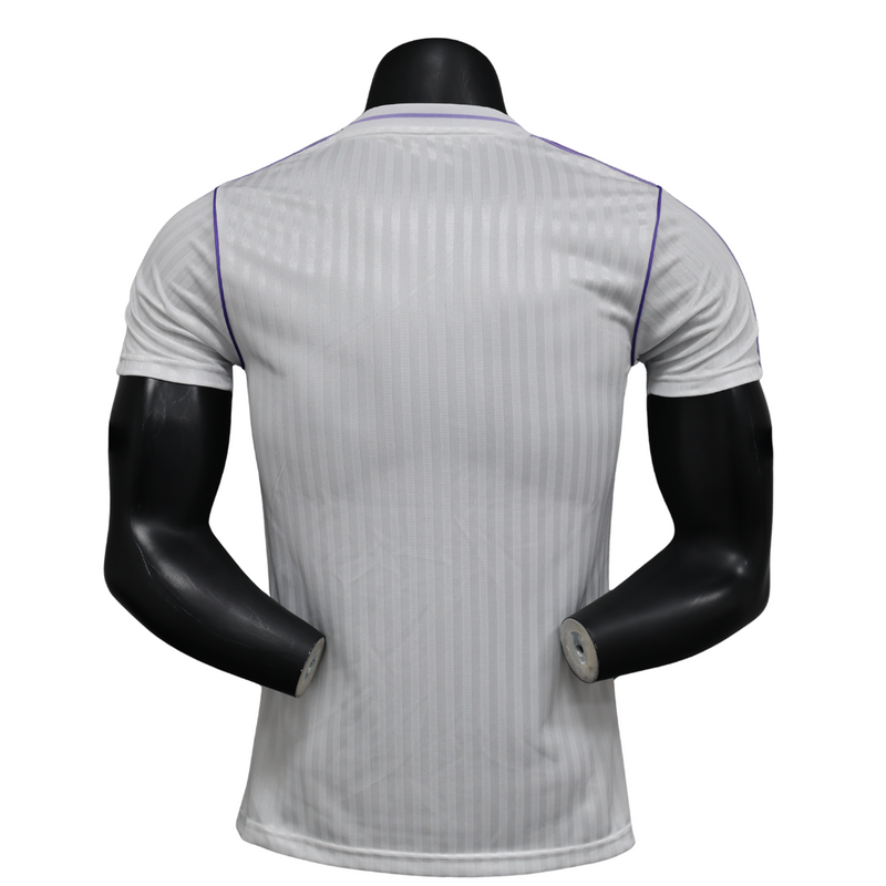 Camisa Real Madrid Edição Limitada Torcedor Masculina – Branca e Roxo