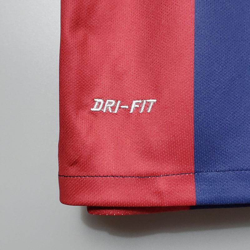 Camisa Barcelona Retrô 2014/2015 Azul e Grená