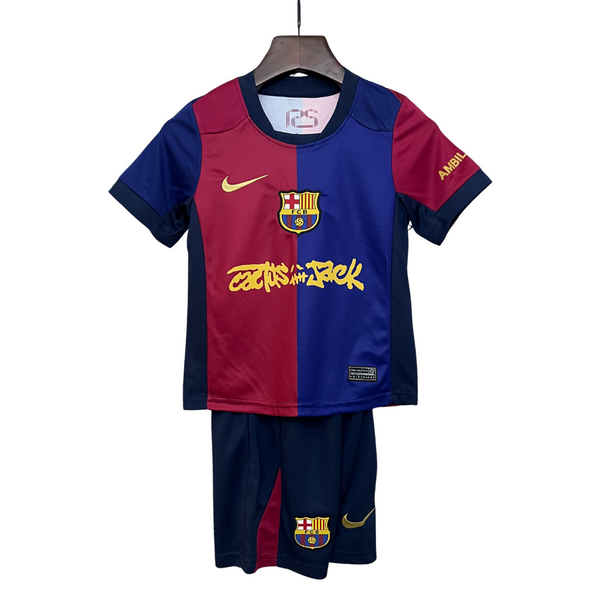 Kit Infantil Barcelona 25/26 Torcedor Masculina – Azul