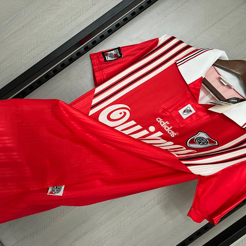 Camisa Retrô River Plate 1996/97 Away- Vermelha