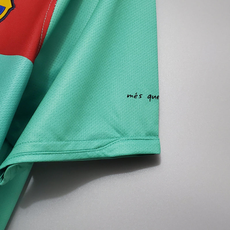 Camisa Retrô Barcelona II 10/11 - Masculina - Verde