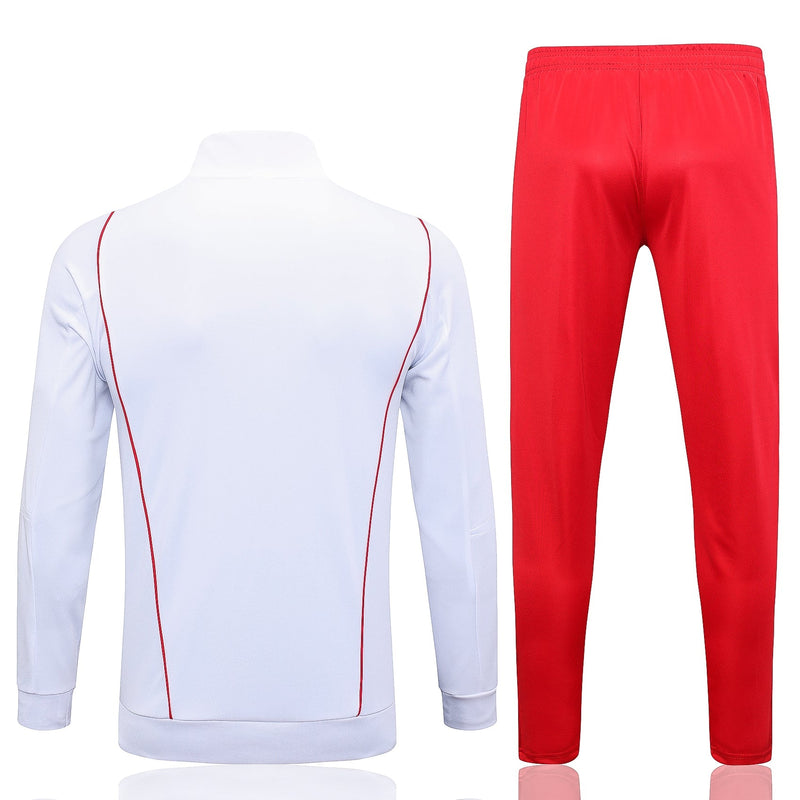 Conjunto Flamengo 23/24 - Masculino - Branco e vermelho
