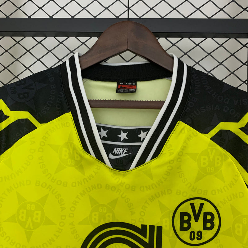 Camisa Retrô Borussia Dortmund 94/95 Home - Amarela
