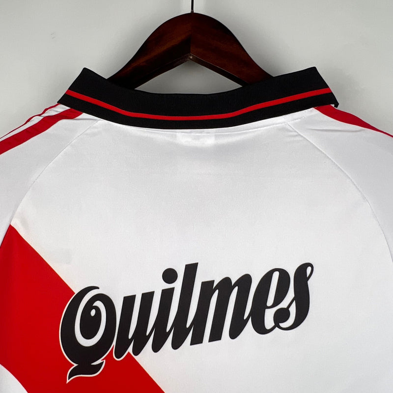 Camisa Retrô River Plate Home 2000/01 - Masculina - Branca