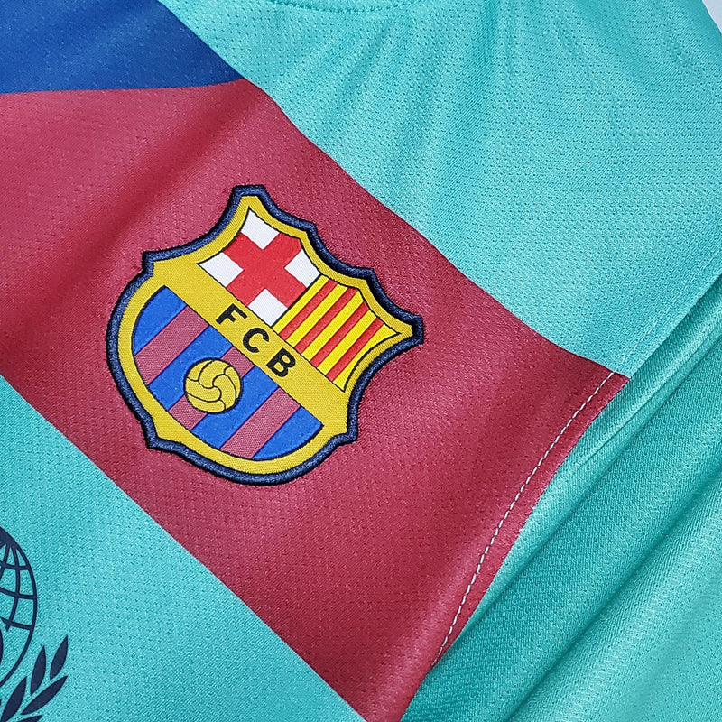 Camisa Retrô Barcelona II 10/11 - Masculina - Verde