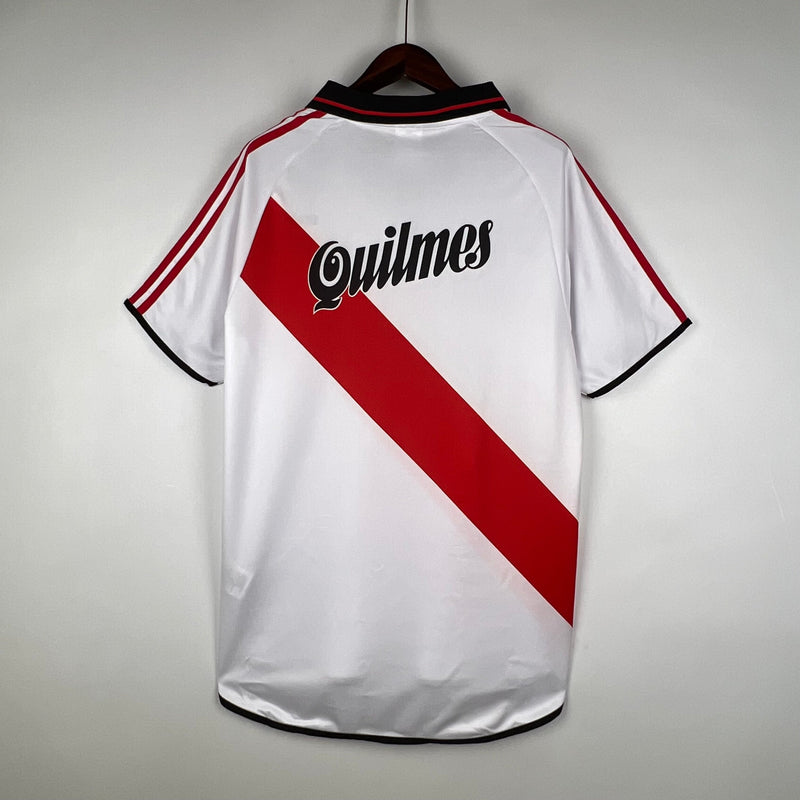 Camisa Retrô River Plate Home 2000/01 - Masculina - Branca