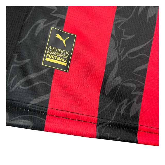 Camisa AC Milan I 25/26 - Torcedor Masculina - Vermelha e preta - Lançamento