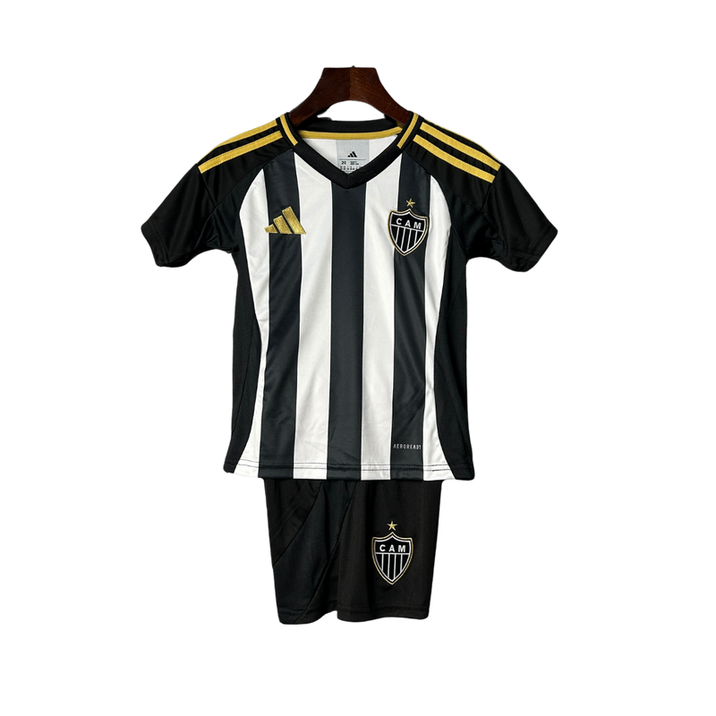 Kit Infantil Atlético Mineiro Third 25/26 - Cinza