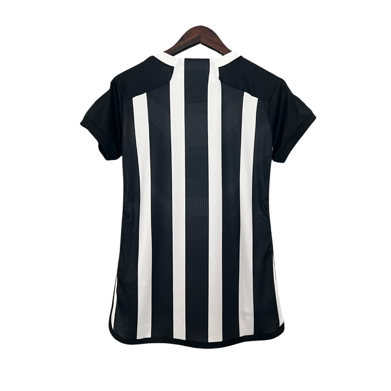 Camisa Atlético Mineiro Home 24/25 Torcedor Feminina – Preta e Branca