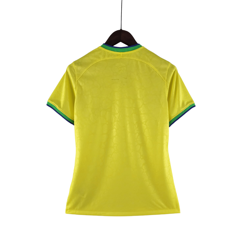 Camisa Brasil Home 2022 Torcedor Feminina – Amarela