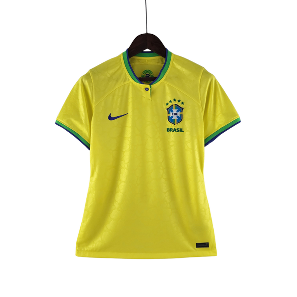 Camisa Brasil Home 2022 Torcedor Feminina – Amarela