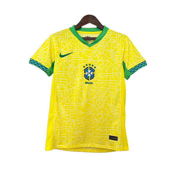 Camisa Brasil Home 2024 Torcedor Feminina – Amarela