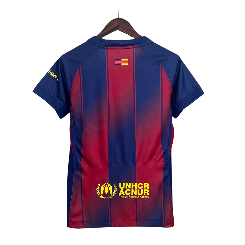 Camisa Barcelona 25/26 Torcedor Feminina – Azul