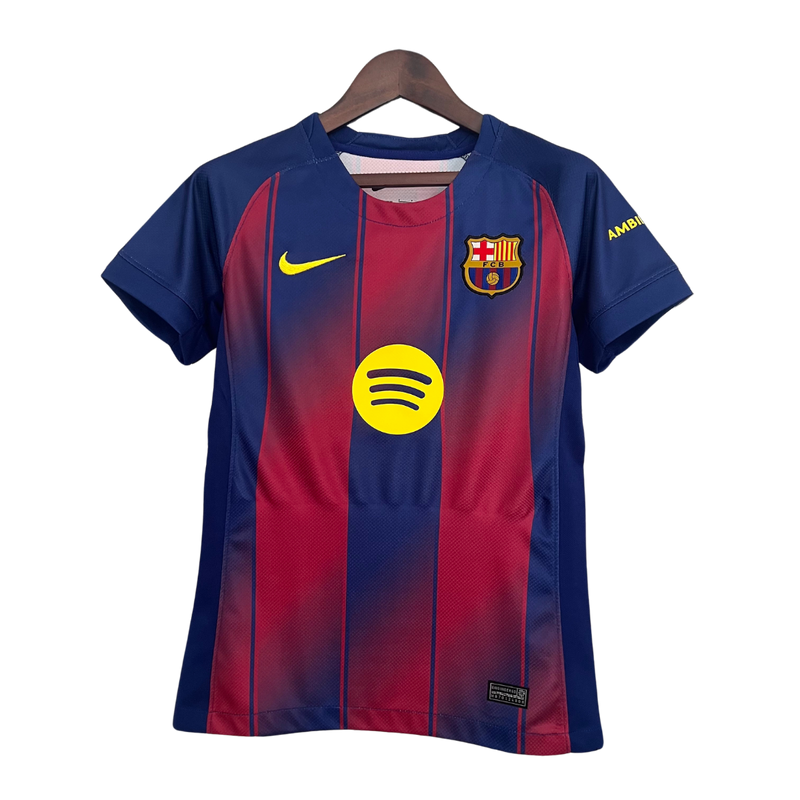 Camisa Barcelona 25/26 Torcedor Feminina – Azul