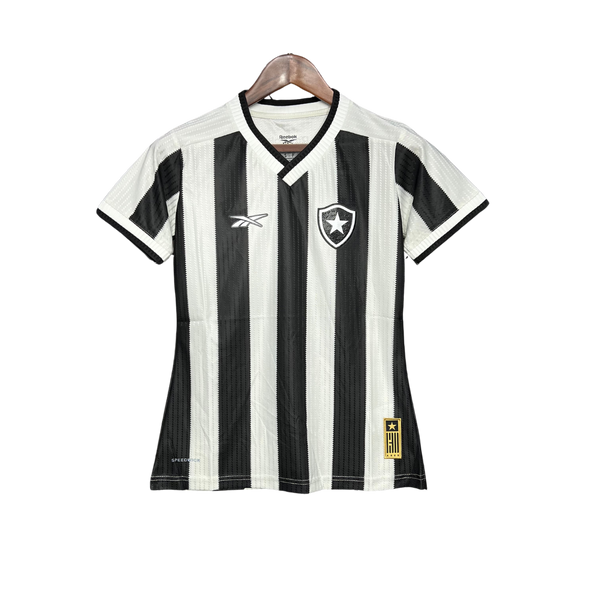 Camisa Botafogo Lançamento 24/25 Torcedor Feminina – Preta e Branca II