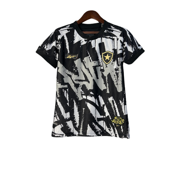 Camisa Botafogo Lançamento 25/26 Torcedor Feminina – Preta e Branca