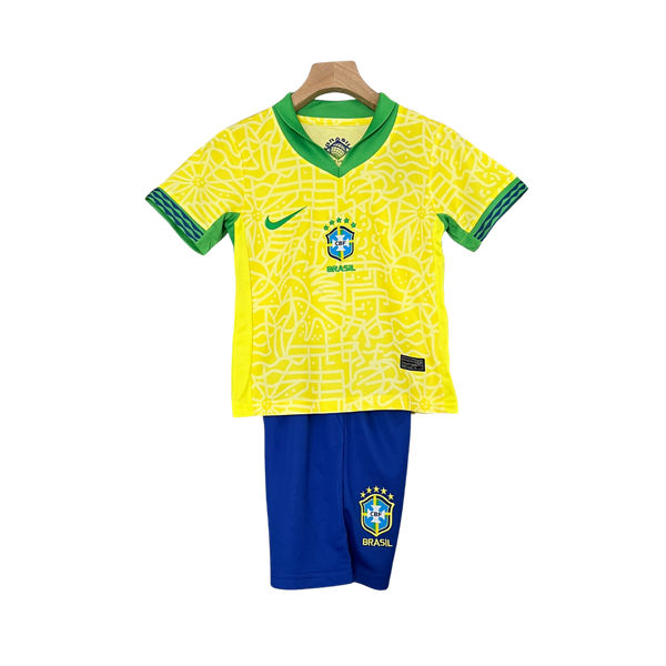 Kit Infantil Brasil Edição Limitada 24/25 - Azul e Amarelo
