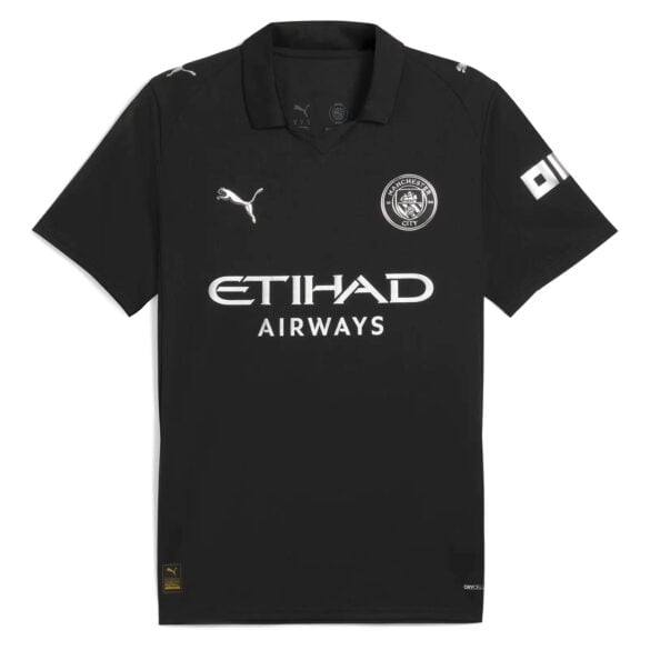 Camisa Manchester City Away 25/26- Torcedor Masculina - Preta