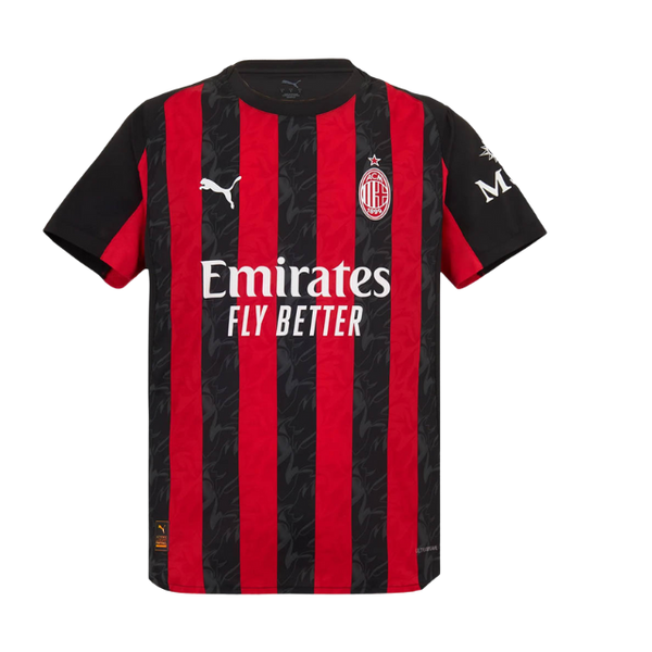 Camisa AC Milan I 25/26 - Torcedor Masculina - Vermelha e preta - Lançamento