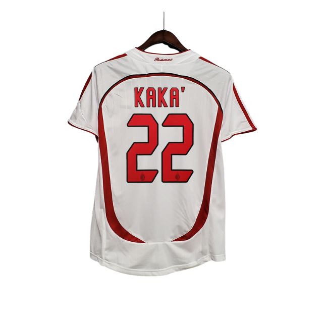 Camisa Retrô AC Milan 2006/07 Away - Edição Final Champions - N° 22 Kaká