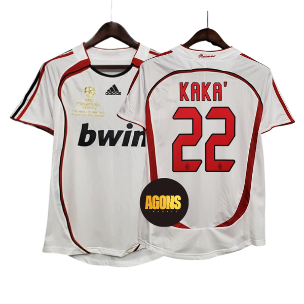 Camisa Retrô AC Milan 2006/07 Away - Edição Final Champions - N° 22 Kaká
