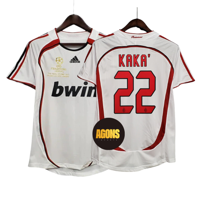 Camisa Retrô AC Milan 2006/07 Away - Edição Final Champions - N° 22 Kaká