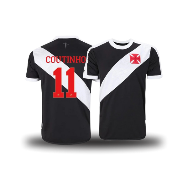 Camisa Vasco da Gama - Preto -24/25 - COUTINHO#11