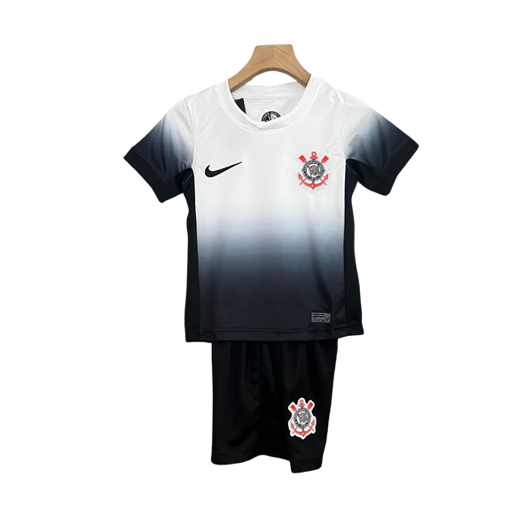 Kit Infantil Corinthians  24/25 - Branco e Preto