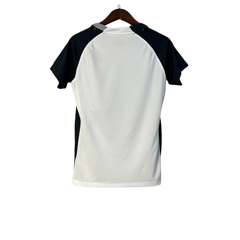 Camisa Corinthians Home 25/26 Torcedor Feminina – Branca e Preto