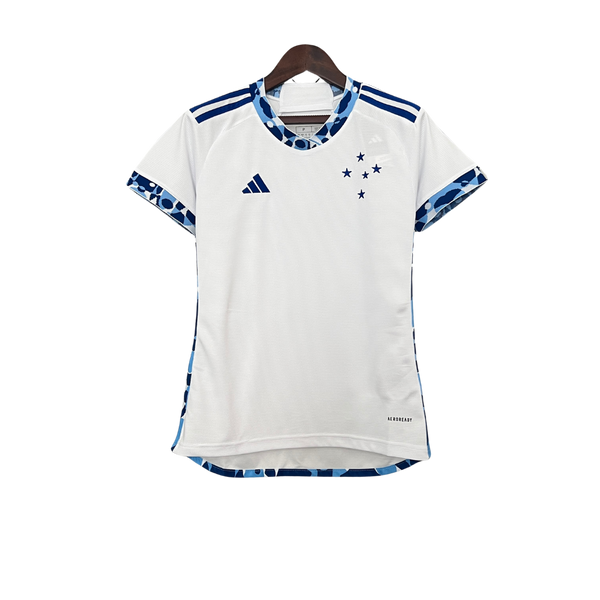 Camisa Cruzeiro Home 25/26 Torcedor Feminina – Branco